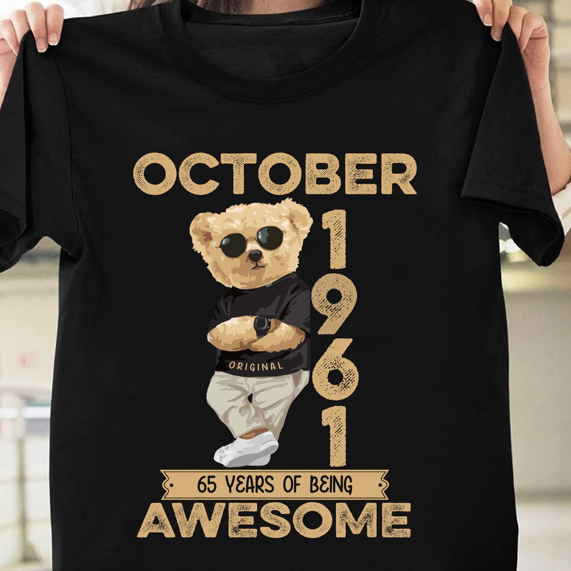 Bear birthday tee
